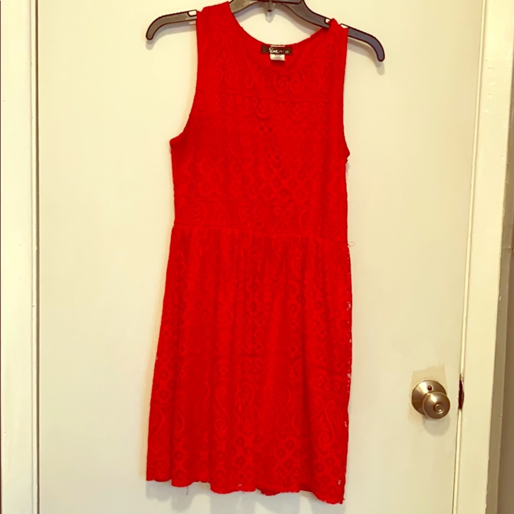 Red dress